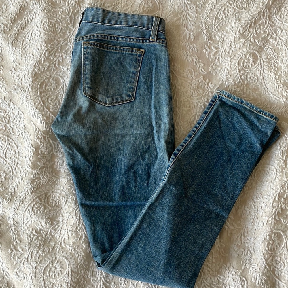 Toothpick skinny straight jeans